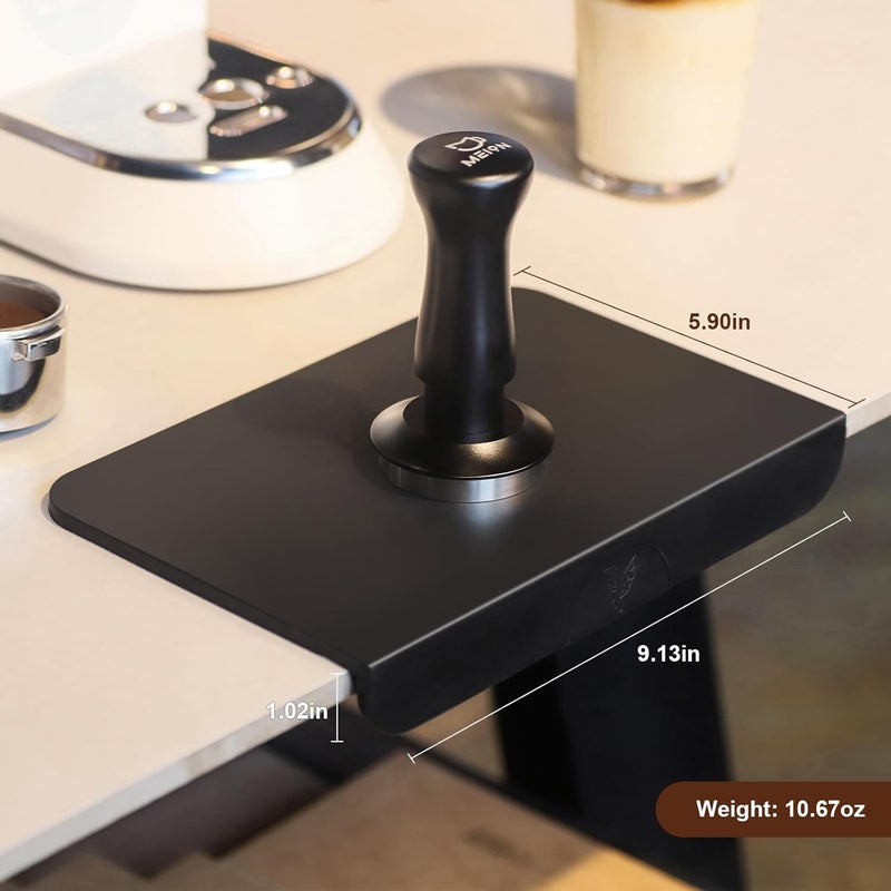 MEION Espresso Tamping mat, Coffee Espresso Tamper Mat, Food Grade Silicone Tamp Mat, Tamper Mat for Espresso Machine Espresso Accessories, Waterproof and Heat Resistant Espresso Mat - Image 5